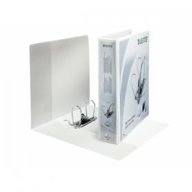 Leitz Presentation Lever Arch File 180 Degree Opening 80mm Spine A4 White Ref 42250001 Box 10 817545