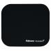 Fellowes Microban Mousepad Antibacterial with Non-slip Base Black Ref 5933907 818135