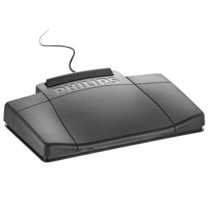 Philips 2210 Foot Control Ergonomic Slim for Dictation Transcription