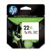 Hewlett Packard [HP] No.22XL Inkjet Cartridge High Yield Page Life 415pp 11ml Tri-Colour Ref C9352CE