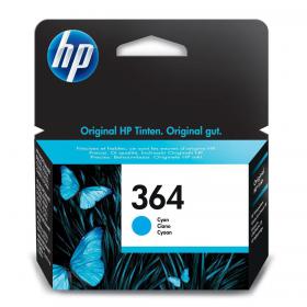 Hewlett Packard HP 364 Inkjet Cartridge Page Life 300pp 3ml Cyan Ref CB318EE 822936