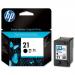 Hewlett Packard [HP]No.21 Inkjet Cartridge Page Life 190pp 5ml Black Ref C9351AE 823198