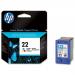 Hewlett Packard [HP] No.22 Inkjet Cartridge Page Life 165pp 5ml Colour Ref C9352AE 823201