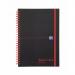 Black n Red Notebook Wirebound PP 90gsm Ruled Recycled and Perforated 140pp A5 Ref 100080221 [Pack 5] 828092