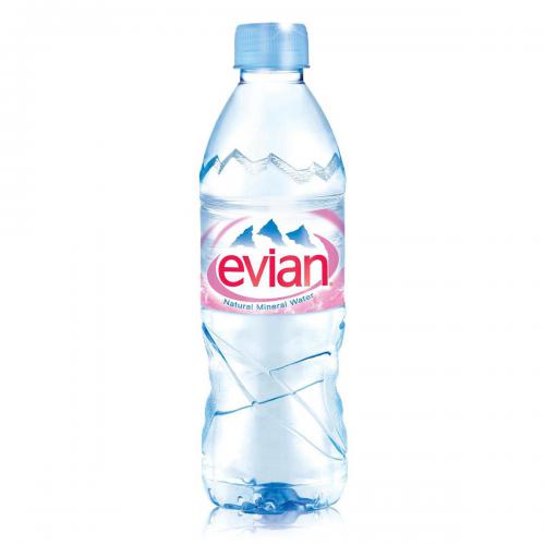 EVIAN Natural Mineral Water 500Ml, 500 ML
