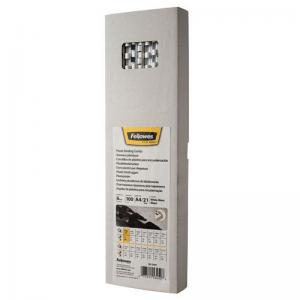 Fellowes Binding Spines 6mm Capacity 2-20 80gsm Sheets White Ref