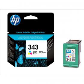 Hewlett Packard HP No.343 Inkjet Cartridge Page Life 260pp 7ml Tri-Colour Ref C8766EE