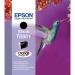 Epson T0801 Inkjet Cartridge Hummingbird Page Life 300pp 7.4ml Black Ref C13T08014011 834033