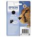 Epson T0711 Inkjet Cartridge Cheetah Page Life 250pp 7.4ml Black Ref C13T07114012 834106