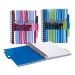Pukka Pad Project Book Wirebound Perforated Ruled 3-Divider 80gsm 250pp A5 Assorted Ref PROBA5 [Pack 3]