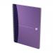 Oxford Office Notebook Poly Wirebound 90gsm Smart Ruled 180pp A4 Assorted Colour Ref 100101918 [Pack 5] 838918