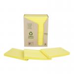 Post-it Note Recycled Tower Pack 76x127mm Pastel Yellow Ref 655-1T [Pack 16] 839140