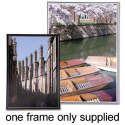 Cheap Stationery Supply of 5 Star Facilities Snap Photo Frame with Non-glass Polystyrene Front Back-loading A4 297x210mm Silver 840734 Office Statationery