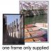 5 Star Facilities Snap Photo Frame with Non-glass Polystyrene Front Back-loading A3 420x297mm Silver