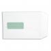 Basildon Bond Envelopes FSC Recycled Pocket P&S Window 120gsm C5 White Ref J80119 [Pack 500] 842133