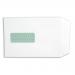 Basildon Bond Envelopes FSC Recycled Pocket P&S Window 120gsm C5 White Ref J80119 [Pack 500] 842133