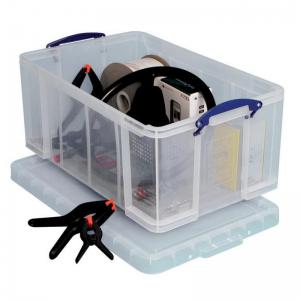 Really Useful Storage Box Plastic Lightweight Robust Stackable 64