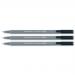 Staedtler Triplus Fineliner Pen Ergonomic Barrel 0.8mm Tip 0.3mm Line Black Ref 334-9 [Pack 10] 843962