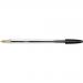 Bic Cristal Ball Pen Clear Barrel 1.0mm Tip 0.32mm Line Black Ref 8373632 [Pack 50] 844101
