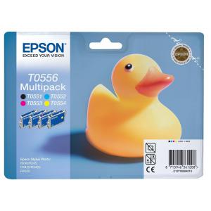 Photos - Ink & Toner Cartridge Epson T0556 Inkjet Cartridge Duck Page Life 290pp 8ml BlkCyanMagYellow 