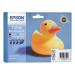 Epson T0556 Inkjet Cartridge Duck Page Life 290pp 8ml Blk/Cyan/Mag/Yellow Ref C13T05564010 [Pack 4] 844934