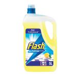 Flash All Purpose Cleaner for Washable Surfaces 5 Litres Lemon Fragrance Ref 1014001 845234