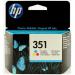 Hewlett Packard [HP] No.351 Inkjet Cartridge Page Life 170pp 3.5ml Tri-Colour Ref CB337EE 845353
