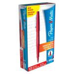Paper Mate Flair Felt Tip Pens 1.0mm Tip 0.8mm Line Red Ref S0190993 [Pack 12] 852457