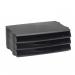 Avery DTR Eco Letter Tray Wide Entry Stackable Set of 3 Black Ref DR800BLK [Pack 3] 853135