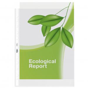 Rexel Eco-Filing Punched Pocket Recycled Polypropylene Top-opening 100