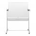 Nobo Mobile Nano Clean Whiteboard Easel Magnetic Steel Horizontal Pivot W1200xH900mm Board Ref 1901029 855537