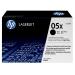 HP 05X Laser Toner Cartridge High Yield Page Life 6500pp Black Ref CE505X 860956