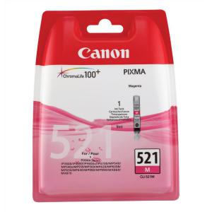 Canon CLI-521M Inkjet Cartridge Page Life 450pp 9ml Magenta Ref