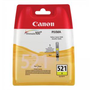 Click to view product details and reviews for Canon Cli 521y Inkjet Cartridge Page Life 477pp 9ml Yellow Ref.