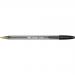 Bic Cristal Large Ball Pen Broad 1.6mm Tip 0.42mm Line Black Ref 880648 [Pack 50] 862371