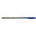 Bic Cristal Large Ball Pen Broad 1.6mm Tip 0.42mm Line Blue Ref 880656 [Pack 50] 862398