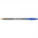 Bic Cristal Large Ball Pen Broad 1.6mm Tip 0.42mm Line Blue Ref 880656 [Pack 50] 862398