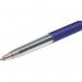 Bic M10 Clic Ball Pen Retractable 1.0mm Tip 0.32mm Line Blue Ref 1199190121 [Pack 50] 862681