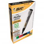 Bic Marking 2000 Permanent Marker Wallet Bullet Tip Line Width 1.7mm Assorted Ref 820911 [Pack 4] 862916