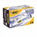 Bic Velleda Marker Whiteboard Dry-wipe 1701 Large Bullet Tip 1.5mm Line Black Ref 942234 [Pack 12] 862924