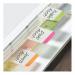 Post-it Index Tabs Lined Strong 25mm Assorted Pink Bright-green Orange Ref 686L-PGO [Pack 66] 864153