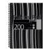 Pukka Pad Jotta Notebook Poly Wirebound 80gsm Ruled Perforated 200pp A5 Black Ref JP021-5 [Pack 3] 864587
