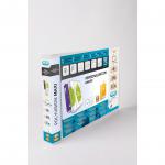 Oxford Polyvision Maxi Presentation Binder Polyprop 4D-Ring 30mm L/scape A3 Clr Ref 100080803 [Pack 5] 866407