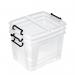 Strata Smart Box Clip-On Folding Lid Carry Handles 40 Litre Clear Ref HW674CLR 870226