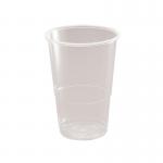 Half Pint Tumbler CE Marked Polypropylene 9.6oz 284ml Clear Ref 30010 [Pack 50] 871001