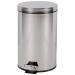 Pedal Bin with Removable Plastic Liner 12 Litre Stainless Steel 871273