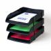 Avery Risers for Letter Trays Plastic 75mm Black Ref 403 [Pack 4] 875325