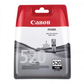 Canon PGI-520BK Inkjet Cartridge Page Life 350pp 19ml Black Ref 2932B001 877698