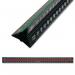 Linex Scale Ruler Triangular Aluminium Colour-coded Scales 1:1 to 1:2500 300mm Black Ref LXH382 878251