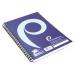 PremierTeam FSC Spiral Bound Notebook Poly Cover 90gsm Ruled with Margin Perf Punched 2 Holes 160 Pages A5+ [Pack 10] 878340